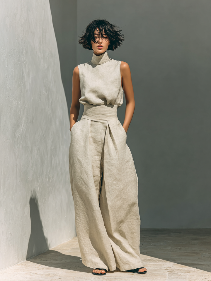 Rhea - Elegantní bezrukávové blůzy