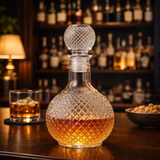 Karafa na whisky - Diamantový řez
