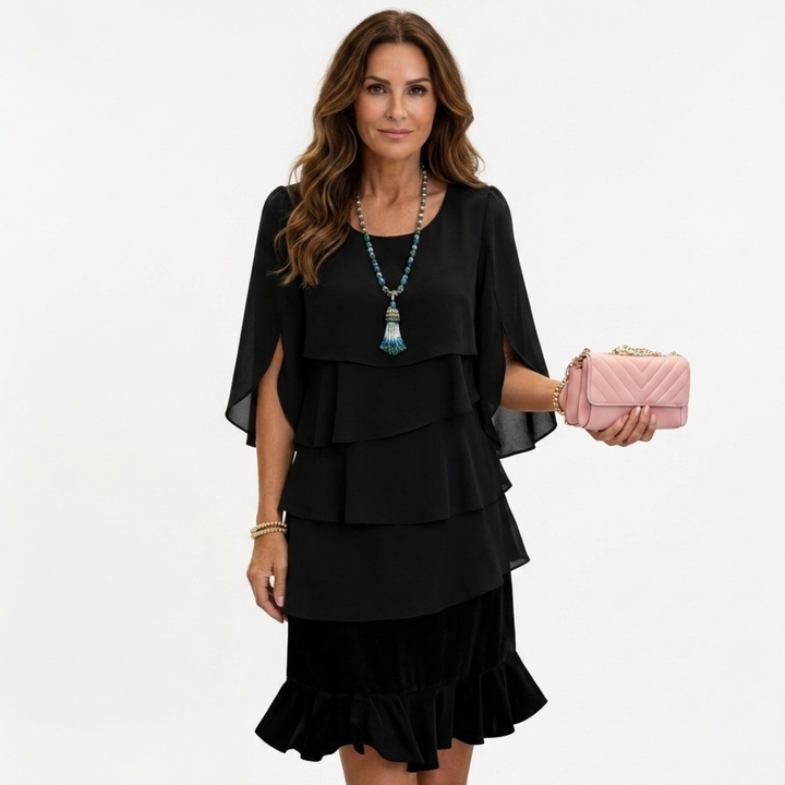 Patricia - Elegantní pohodlné šaty se švy
