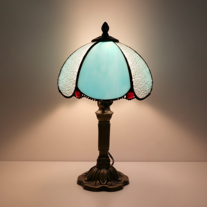 Modrá motýlí lampa