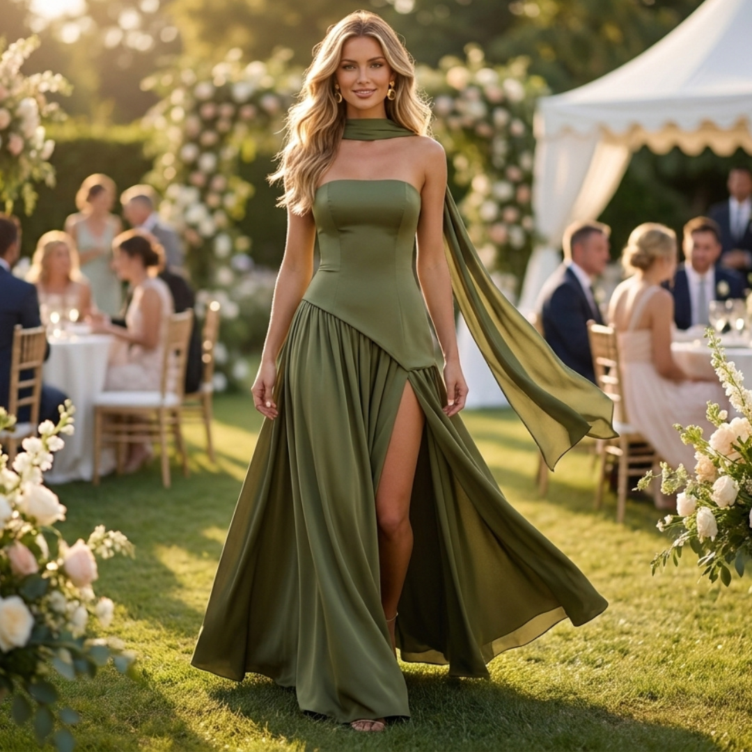 Mel - Stylové elegantní společenské šaty