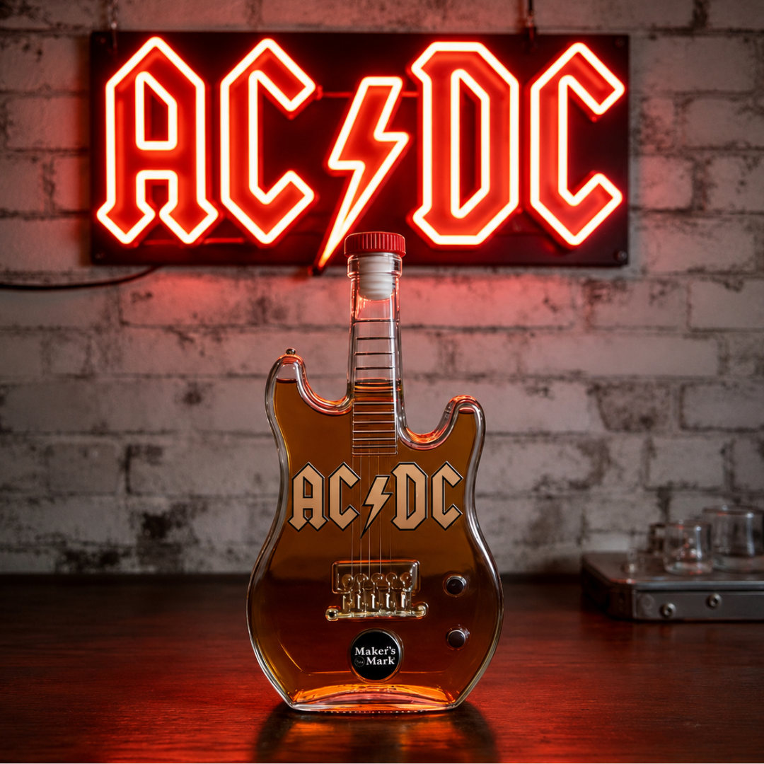 Whisky láhev - AC/DC Kytarová edice
