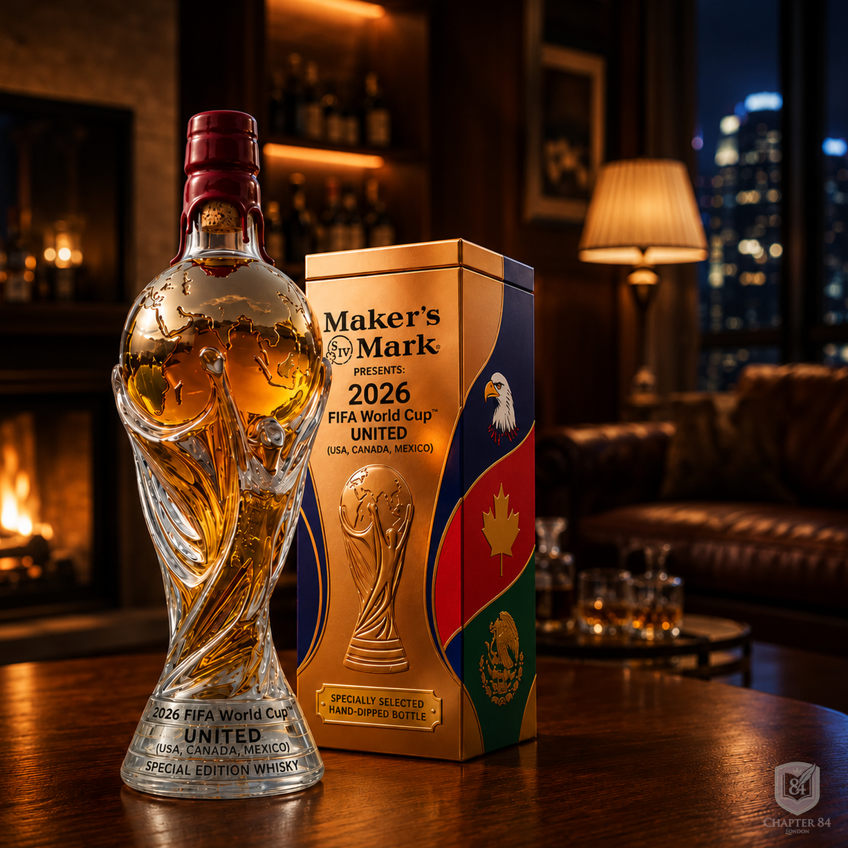 Karafa na whisky - Edice Mistrovství světa 2026