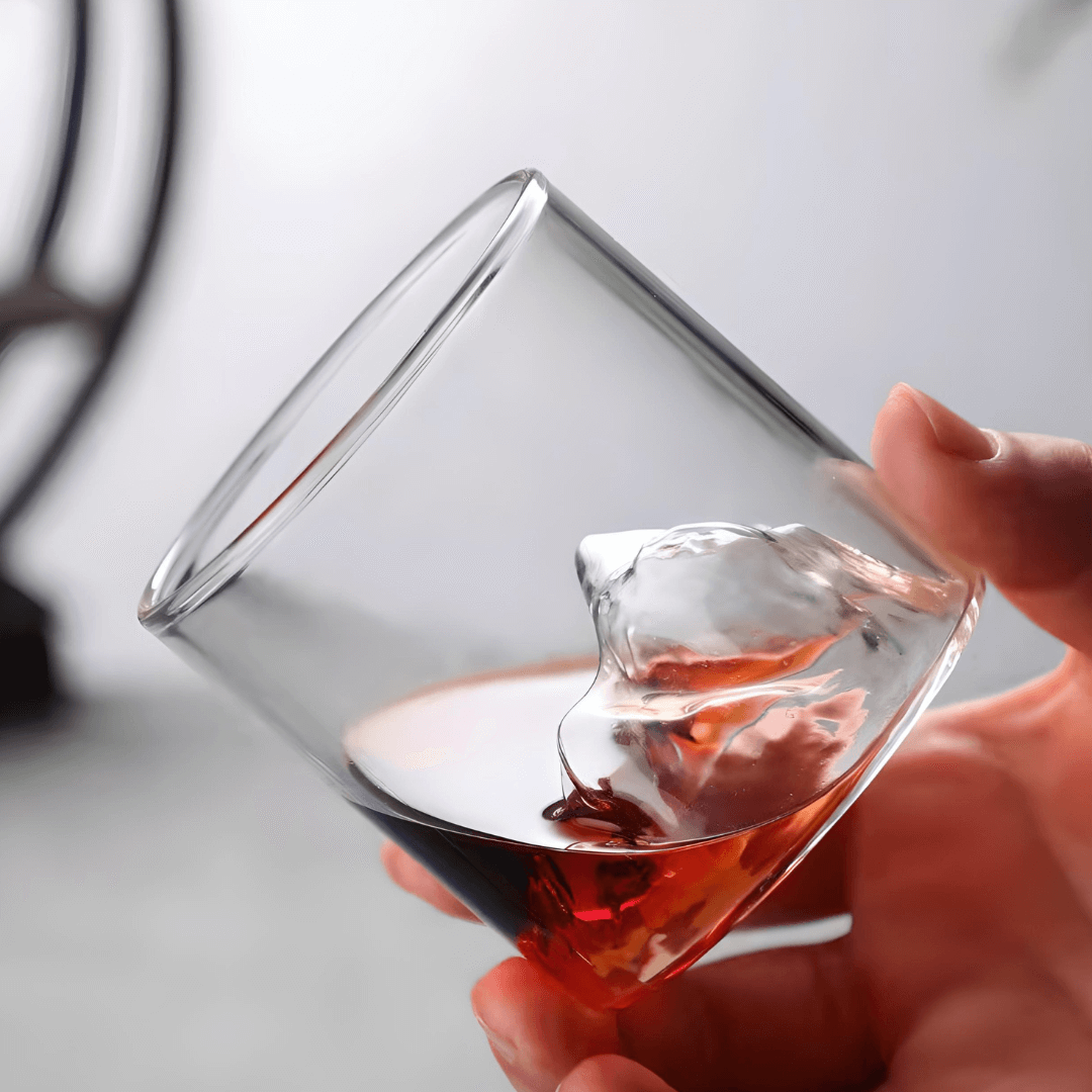 Sklenice na whisky s japonským krystalem Mount Fuji