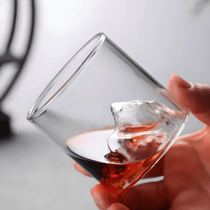 Sklenice na whisky s japonským krystalem Mount Fuji