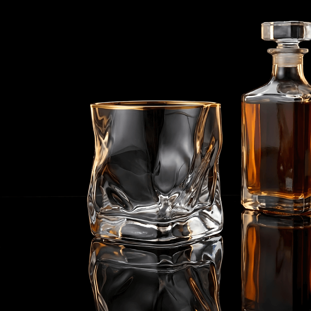 Hoshi Gold Japonský Krystalový Whisky Pohár