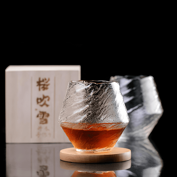 Yume Japonský Křišťálový Whisky Pohár