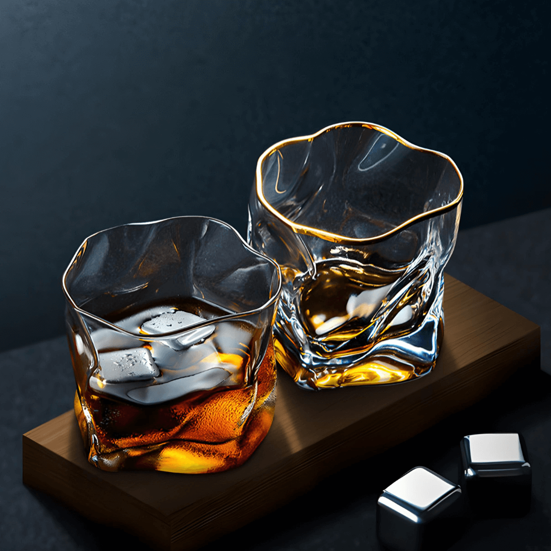 Hoshi Gold Japonský Krystalový Whisky Pohár