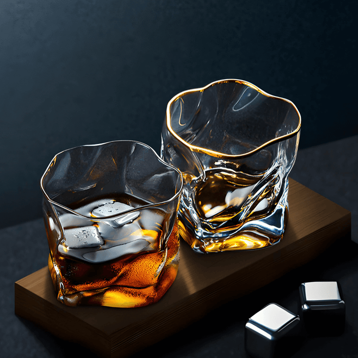 Hoshi Gold Japonský Krystalový Whisky Pohár