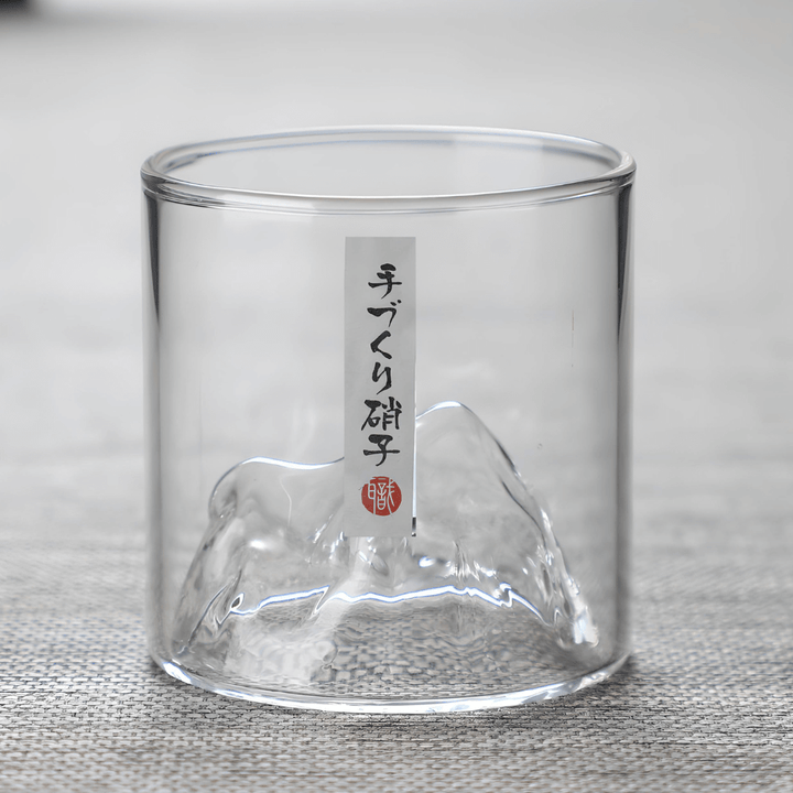 Sklenice na whisky s japonským krystalem Mount Fuji