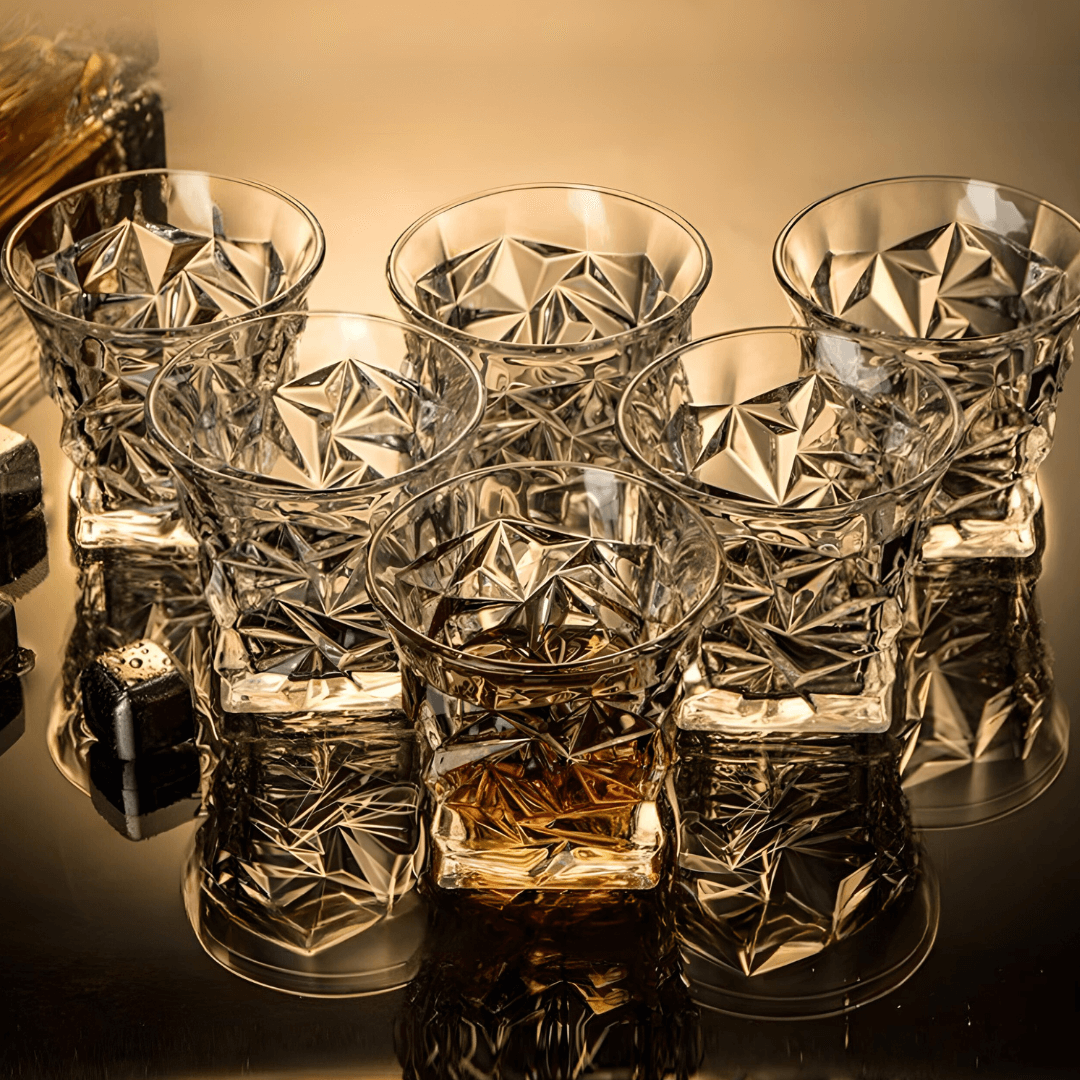 Kaze Japonský Křišťálový Whisky Pohár