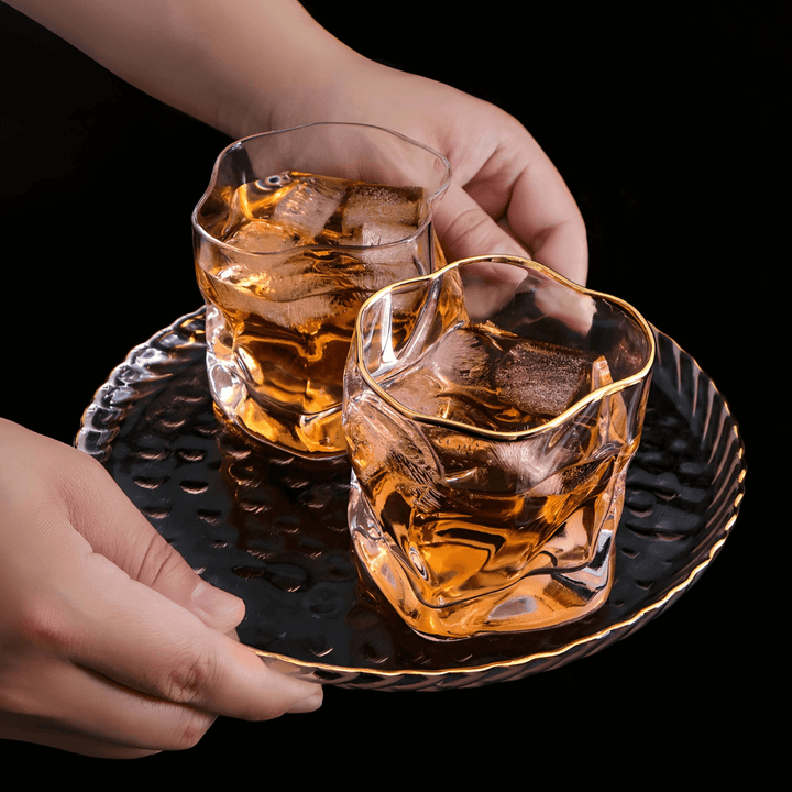 Hoshi Gold Japonský Krystalový Whisky Pohár