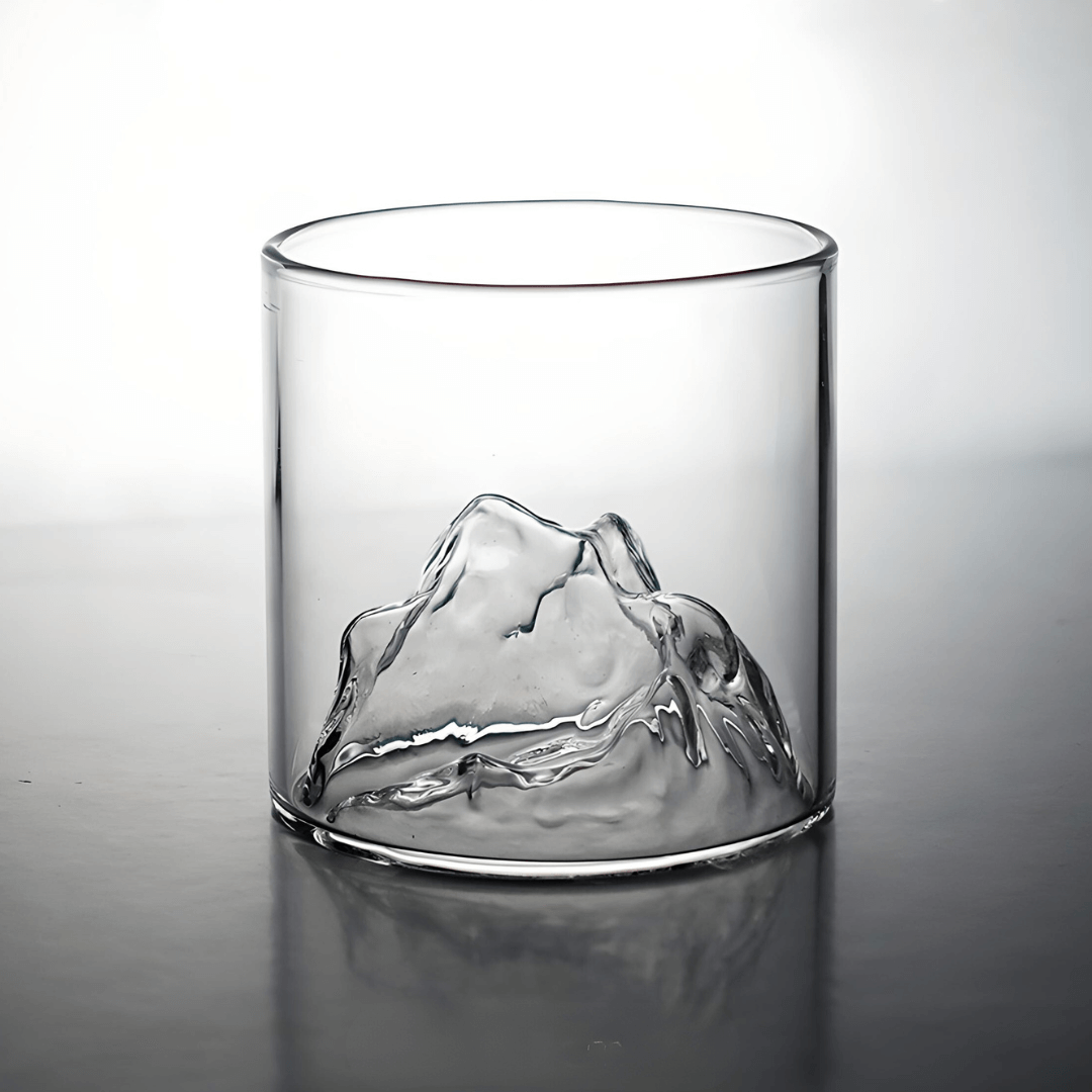 Sklenice na whisky s japonským krystalem Mount Fuji
