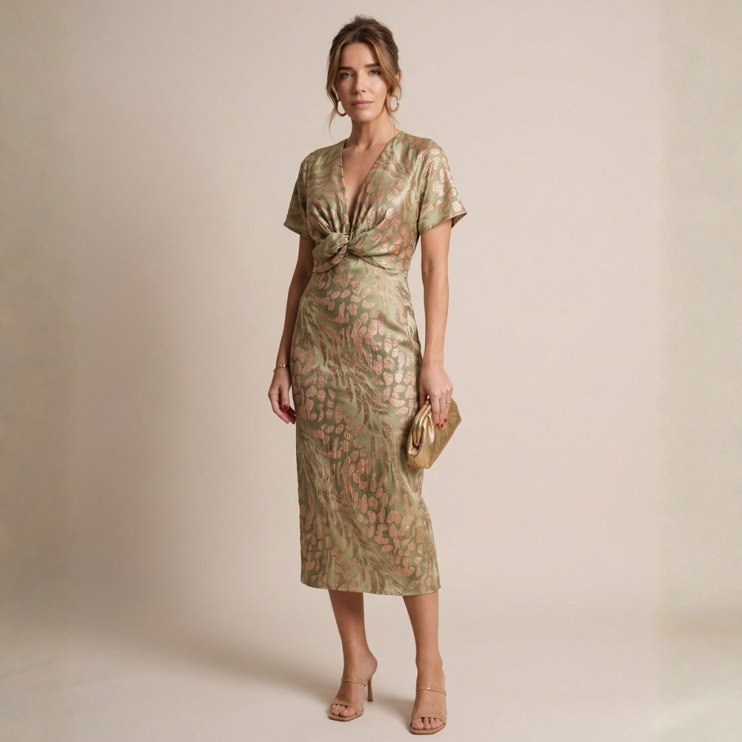 Giulia – Elegantní šaty z jemného a splývavého materiálu