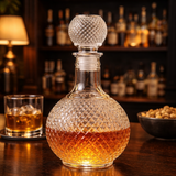 Karafa na whisky - Diamantový řez