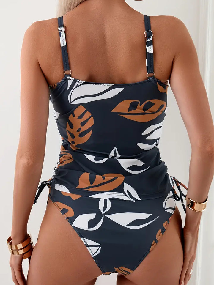 Cleo - Bikini s tropickým listovým vzorem