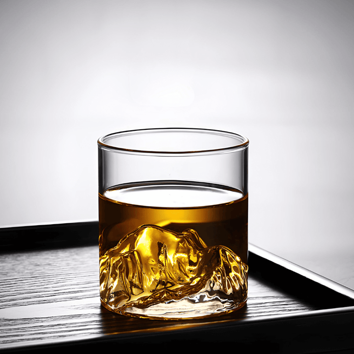 Sklenice na whisky s japonským krystalem Mount Fuji