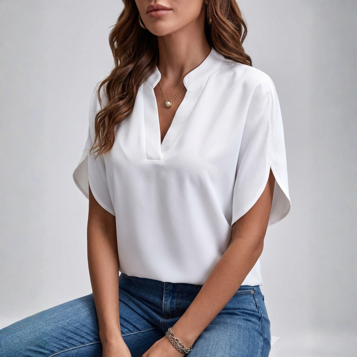 Agatha - Elegantní blůza s stylovým límečkem