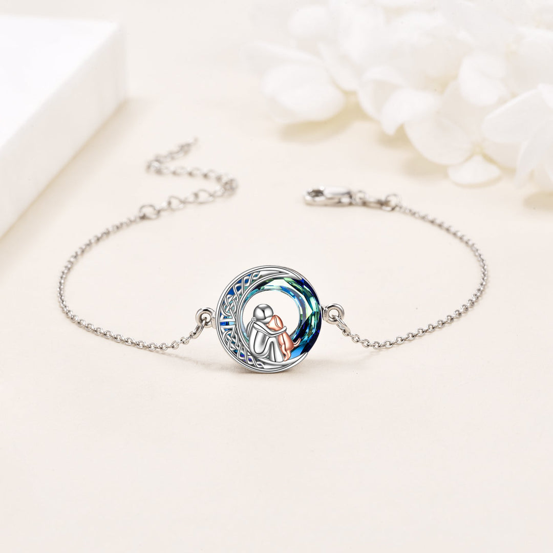 Úprava náramkových hodinek se stříbrným talismanem psa 925