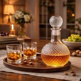 Karafa na whisky - Diamantový řez