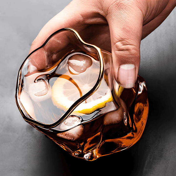 Hoshi Gold Japonský Krystalový Whisky Pohár