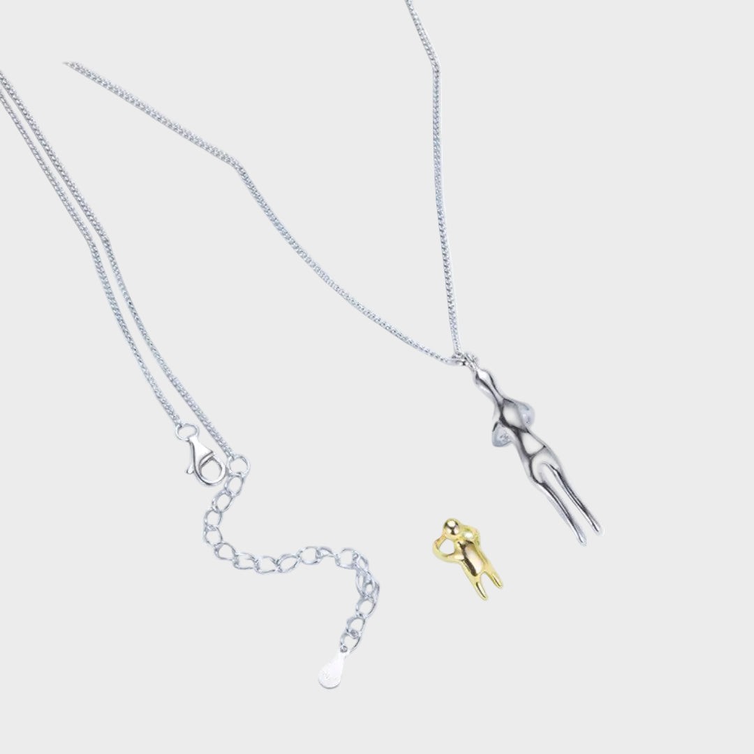Athénka - Náhrdelník objímající krásu, nadčasový minimalistický šperk s trvalou elegancí