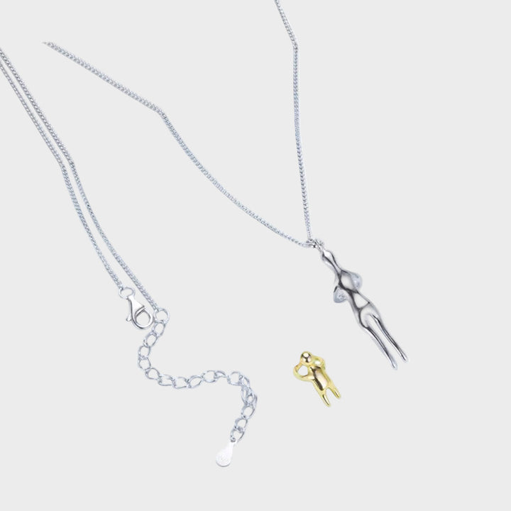 Athénka - Náhrdelník objímající krásu, nadčasový minimalistický šperk s trvalou elegancí