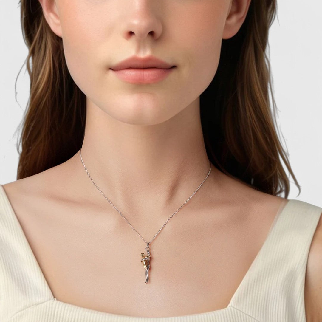 Athénka - Náhrdelník objímající krásu, nadčasový minimalistický šperk s trvalou elegancí
