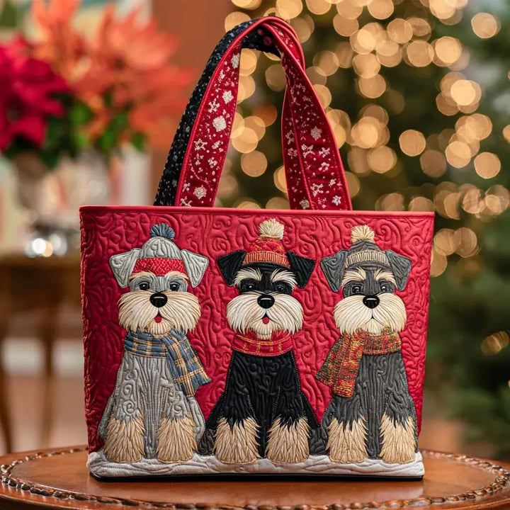 Ručně vyráběná taška - Trio Schnauzerů