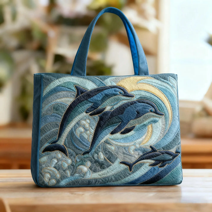Ručně vyrobená taška - Delfín oceánu
