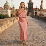 Luzia - Elegantní saténové šaty pro výjimečné příležitosti