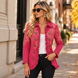 Ella™ | Bunda s paisley výšivkou