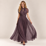 Karine - Dlouhé šaty s elegantním nízkým výstřihem