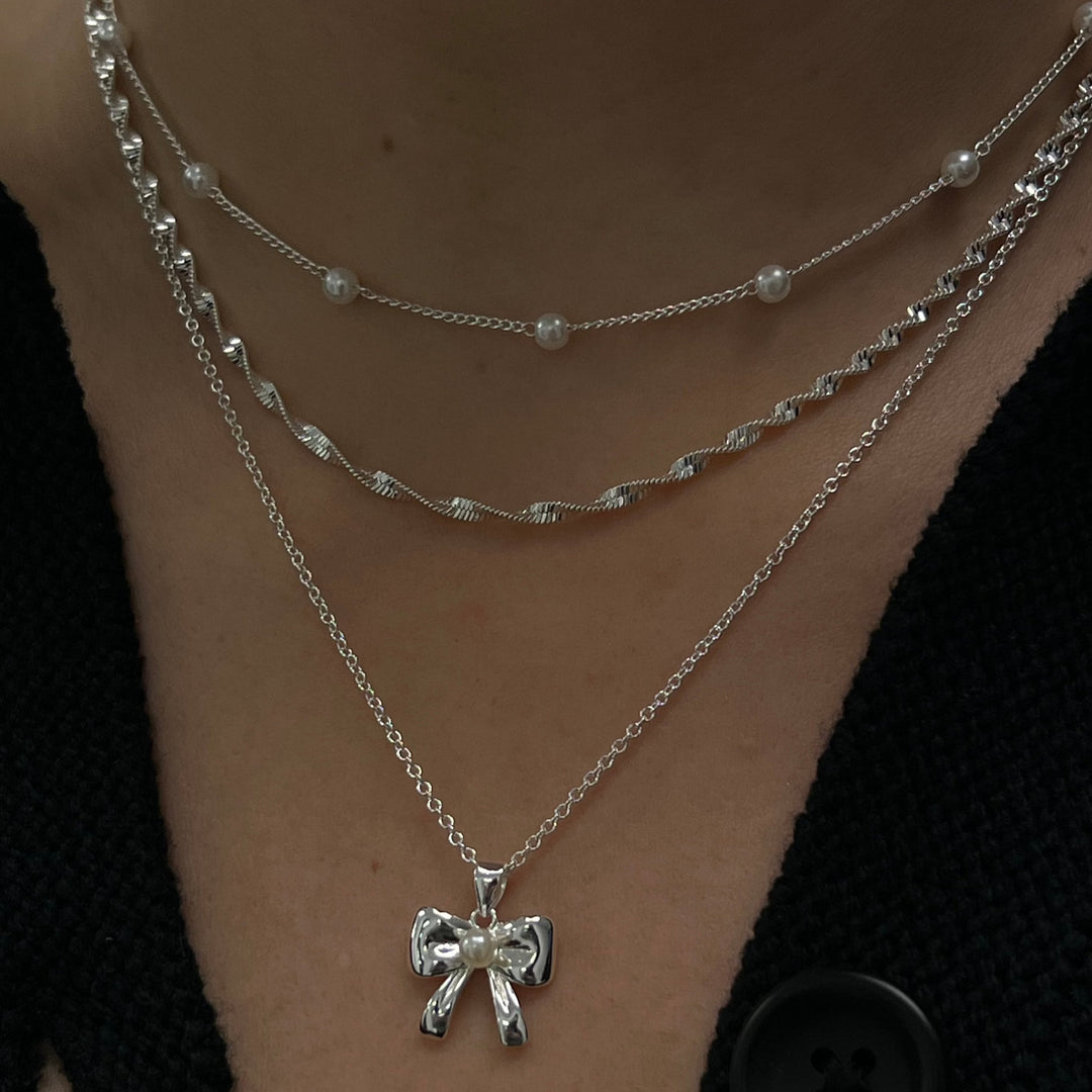 Double Spiral Necklace