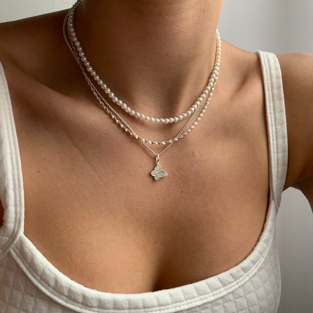 Double Spiral Necklace