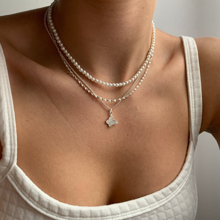 Double Spiral Necklace