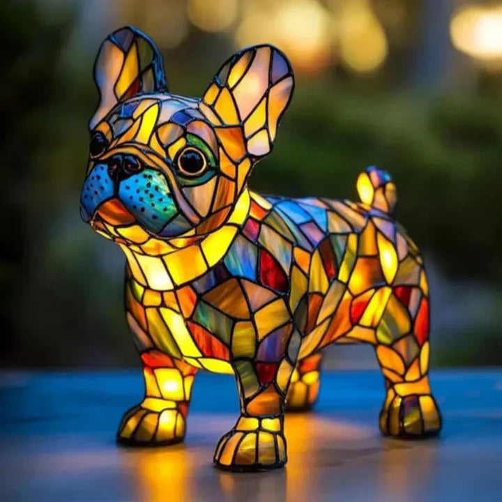 Lampa pro francouzského buldočka