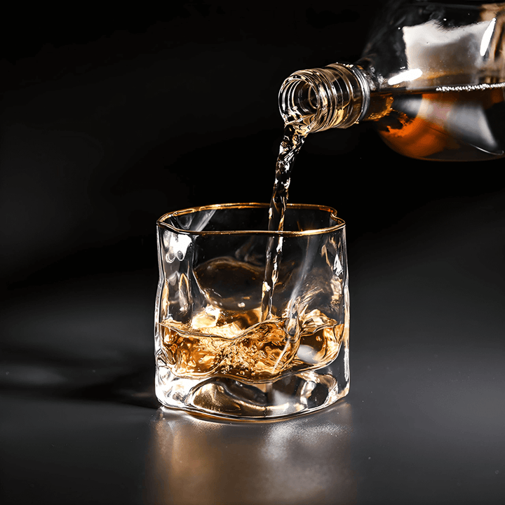 Hoshi Gold Japonský Krystalový Whisky Pohár