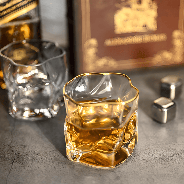 Hoshi Gold Japonský Krystalový Whisky Pohár
