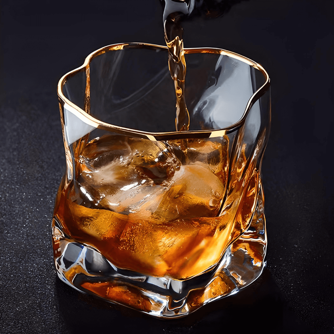Hoshi Gold Japonský Krystalový Whisky Pohár