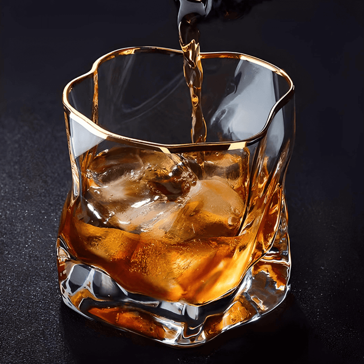 Hoshi Gold Japonský Krystalový Whisky Pohár