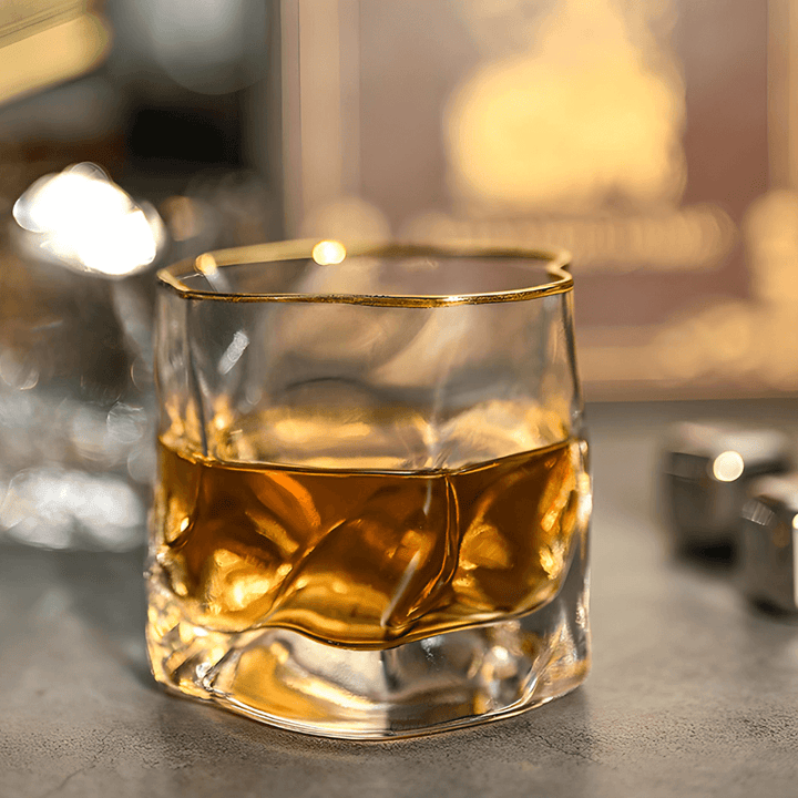 Hoshi Gold Japonský Krystalový Whisky Pohár