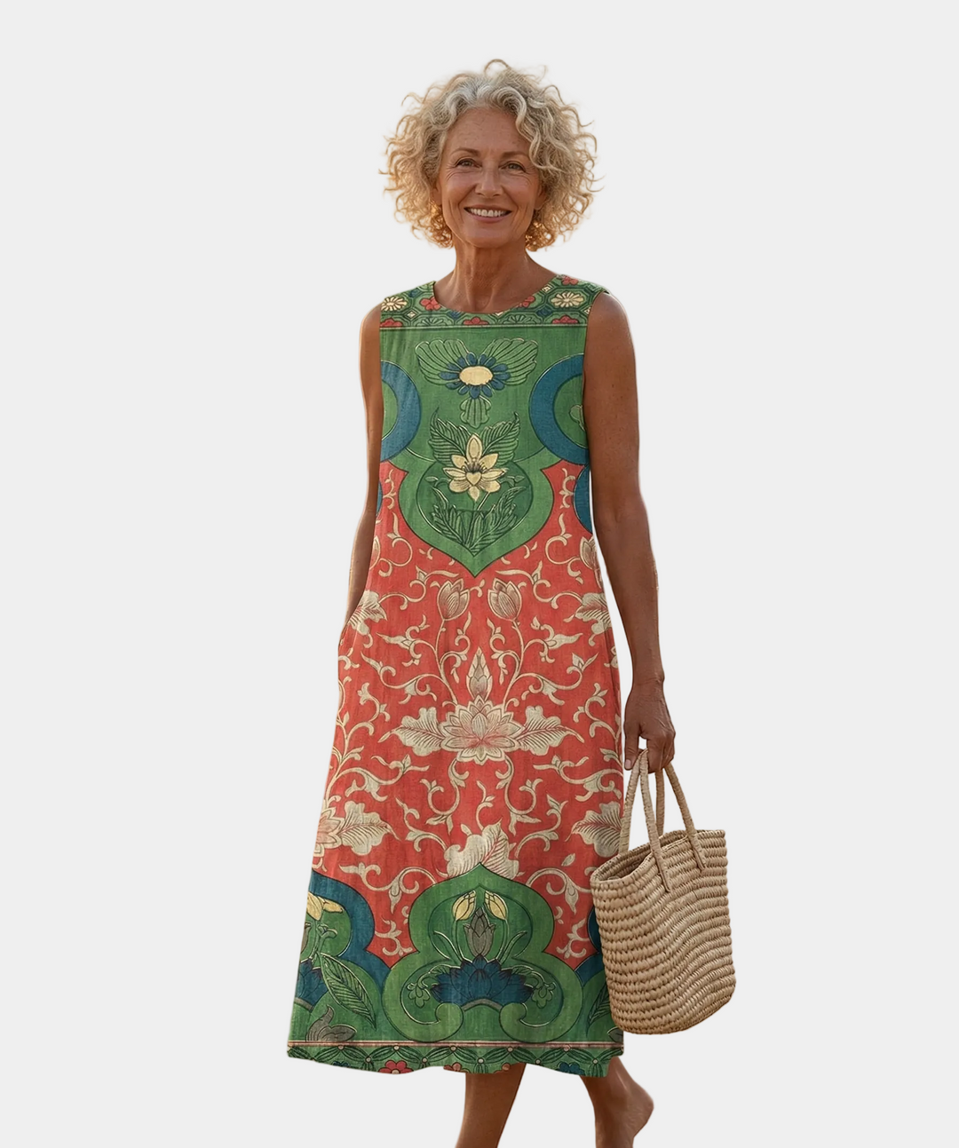 Kalliopi | Boho Midi Dress