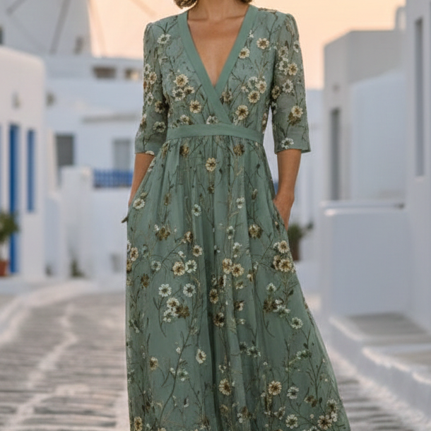 Danae - Stylové maxi šaty s elegancí