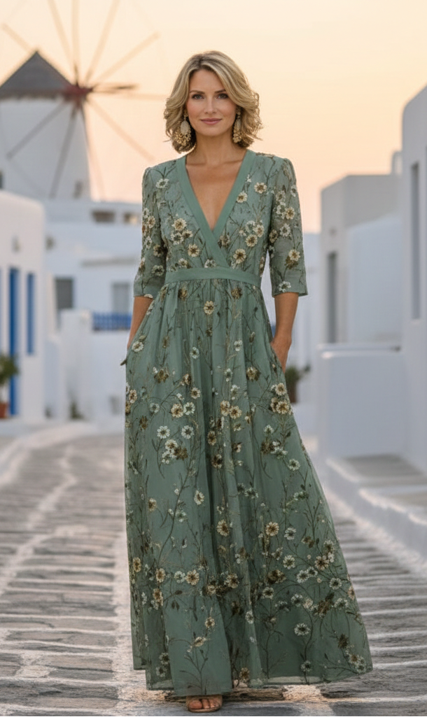 Danae - Stylové maxi šaty s elegancí