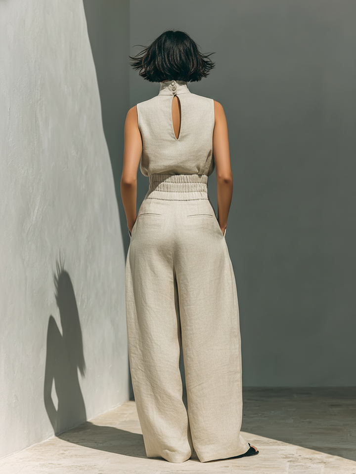 Rhea - Elegantní bezrukávové blůzy