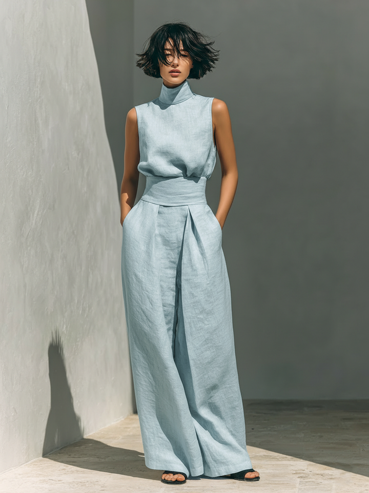Rhea - Elegantní bezrukávové blůzy
