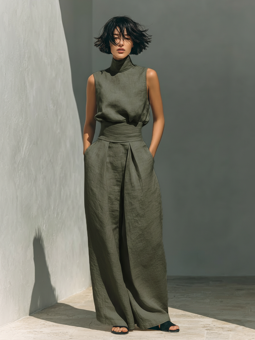 Rhea - Elegantní bezrukávové blůzy