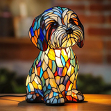 Lampa Shih Tzu v sedící pozici