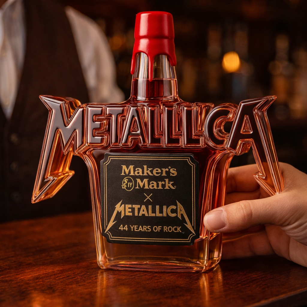 Karafa na whisky - Metallica edice